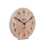 designer clock wooden