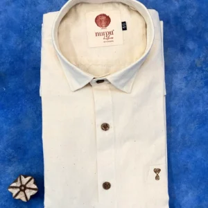 Premium Handloom Shirt Full Sleeve – Thick Undyed