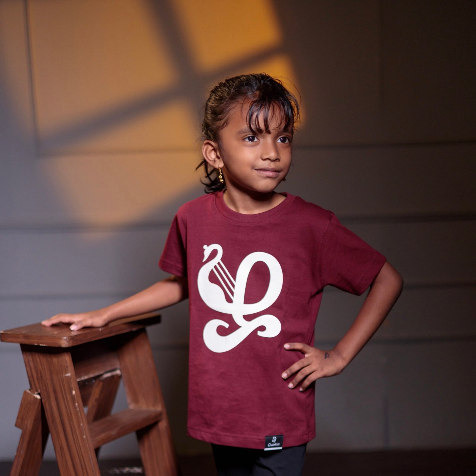 Zha-Yazh-ழகரம்-யாழ் Kids T-Shirts