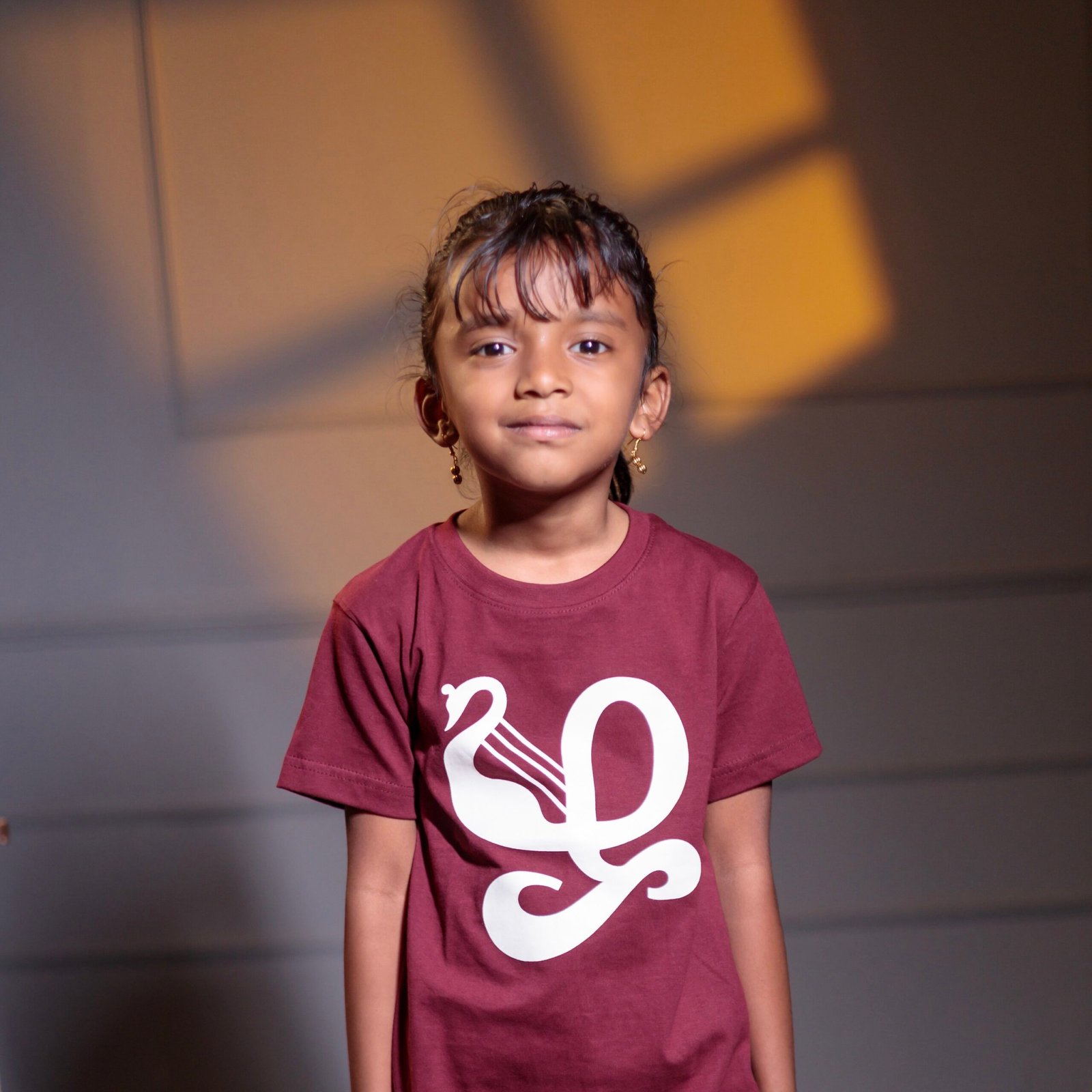 Zha-Yazh-ழகரம்-யாழ் Kids T-Shirts